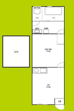 クラルテ赤川の物件間取画像